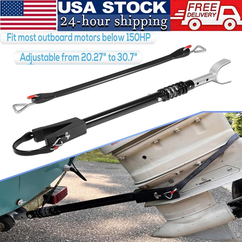Heavy Duty Boat Transom Saver for Most Outboard Motors Up to 150HP-20.27”to30.7”