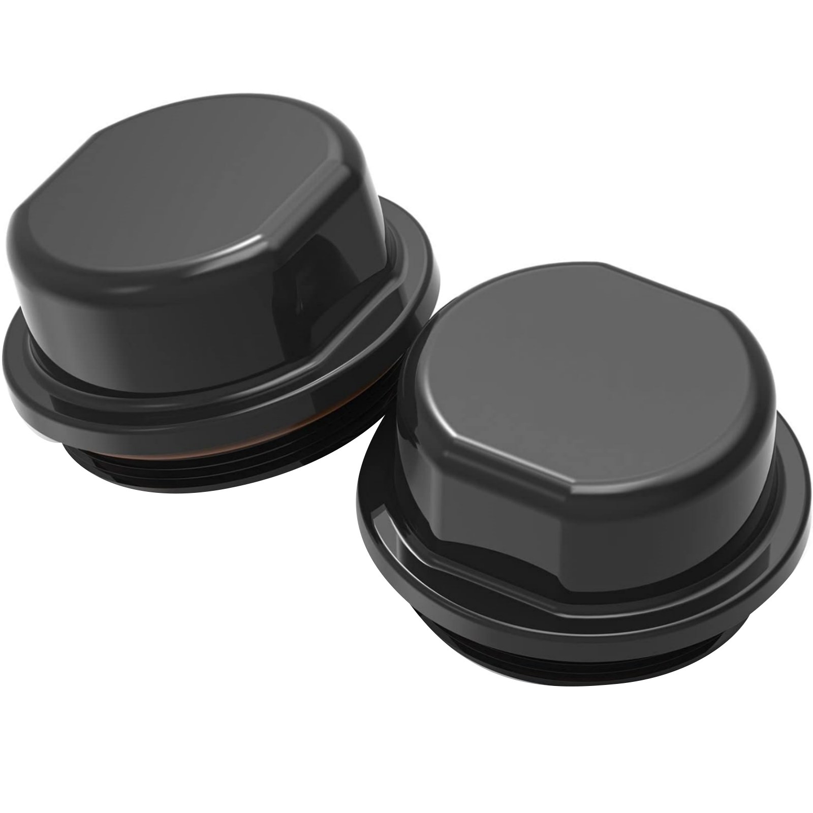 2PCS Hub Dust Cap Plastic New For Dexter Vortex Hubs 1250-1750 Lbs 5 Bolt Only