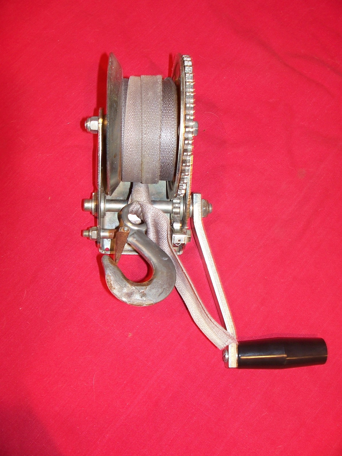 Fulton Boat Winch 1500 Lb Pound Strap Weight Jet Ski Trailer Manual Marine Lift