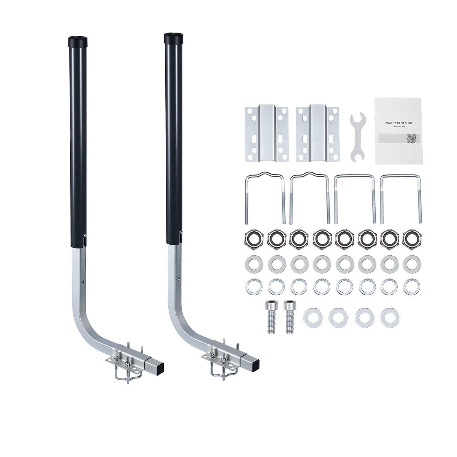 Uimoso Boat Trailer Guide 40/48 in Heavy-Duty Guide Ons with PVC Covers