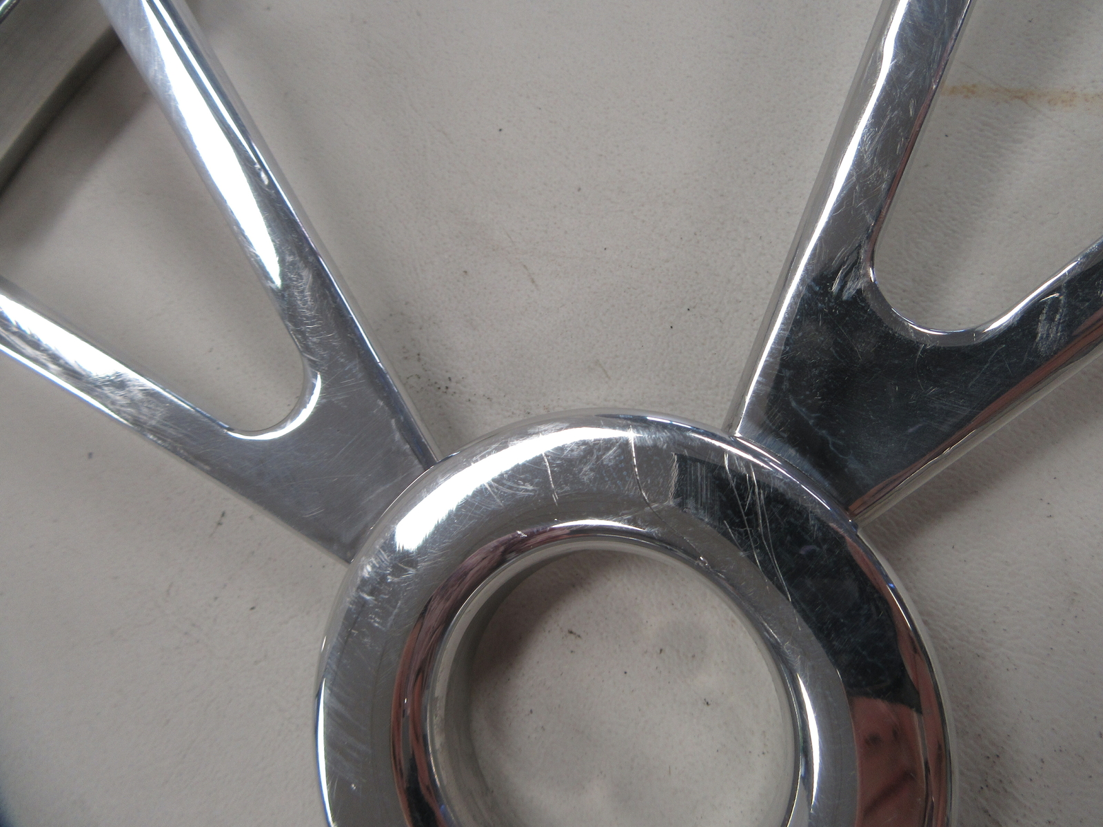 MASTERCRAFT TRAILER HUBCAP (SET OF 3) SILVER ALUMINUM 11 5/8 INCH MARINE BOAT
