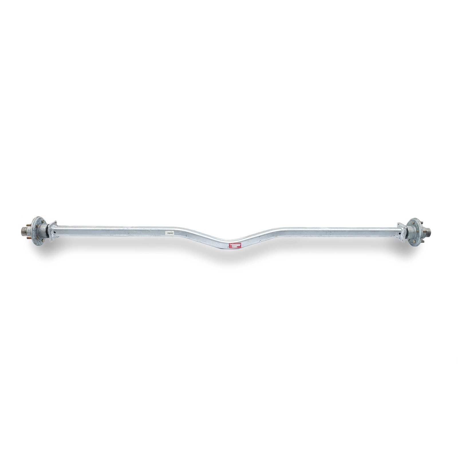 Knott 3500lb V-Bend 84 inch Hub Face Galvanized Trailer Axle w/ 5 Lug Idler Hubs