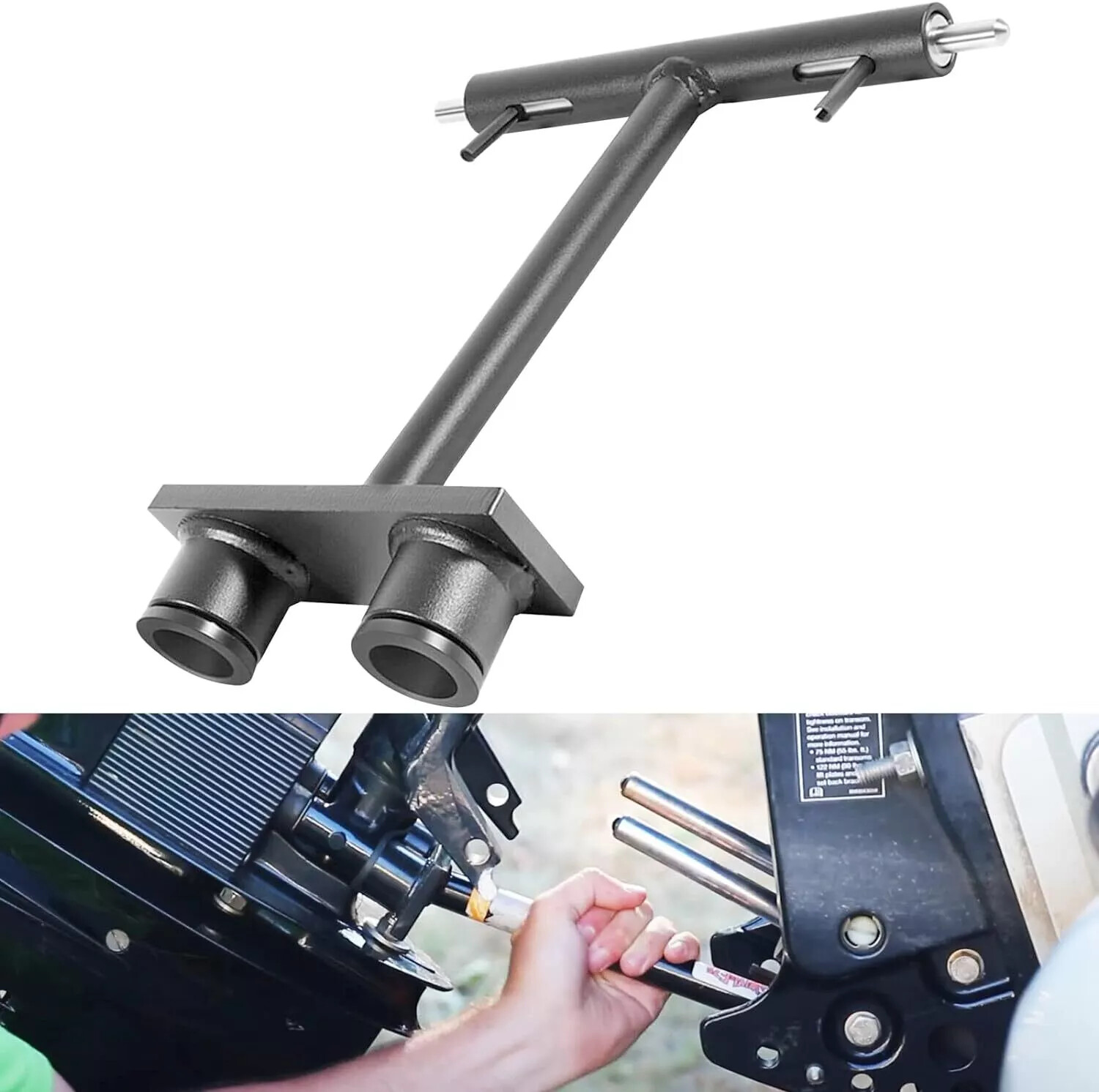 10108 Lock N’ Stow Transom Saver For Mercury Outboard Motor Support Under 200HP