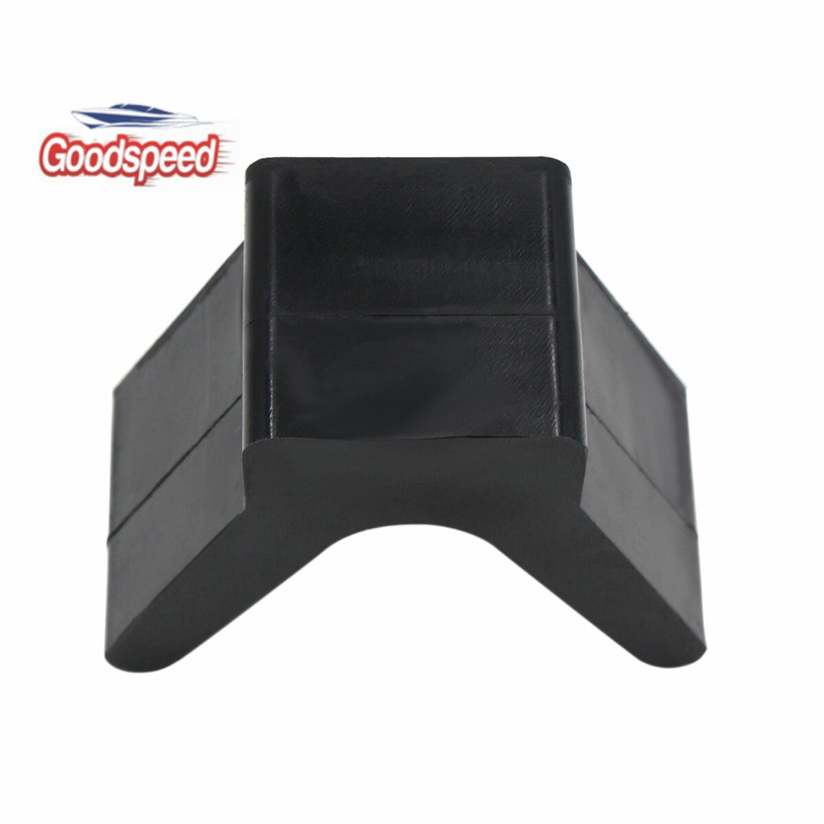 2 Inch Mounting Width Boat Trailer Polyurethane V Bow Stop Black