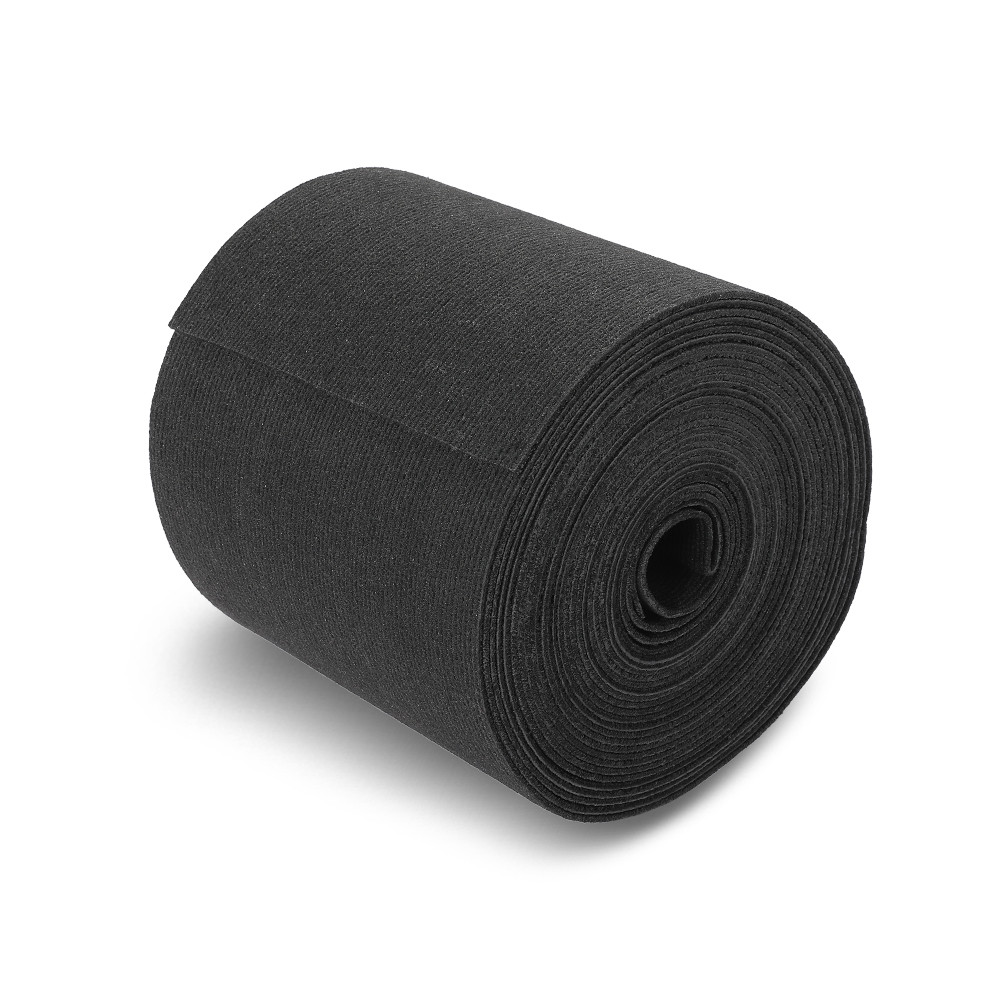 9″ x 50′ Ribbed Bunk Carpet / Marine Boat Trailer Runners / Outdoor – Black