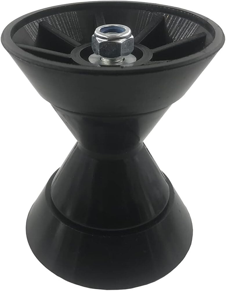 3″ Boat Trailer Bow Roller Assembly w/ Spoke for Trailer Keel Roller 1/2″ Shaft