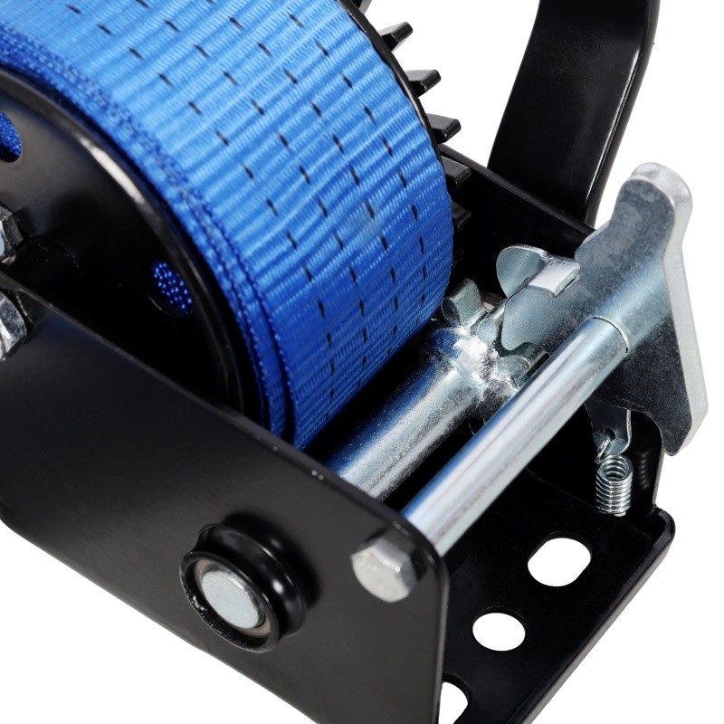 Manual Operated Hand Crank Winch, 8000lbs for Trailer Boat ATV 3.1:1 Gear Ratio