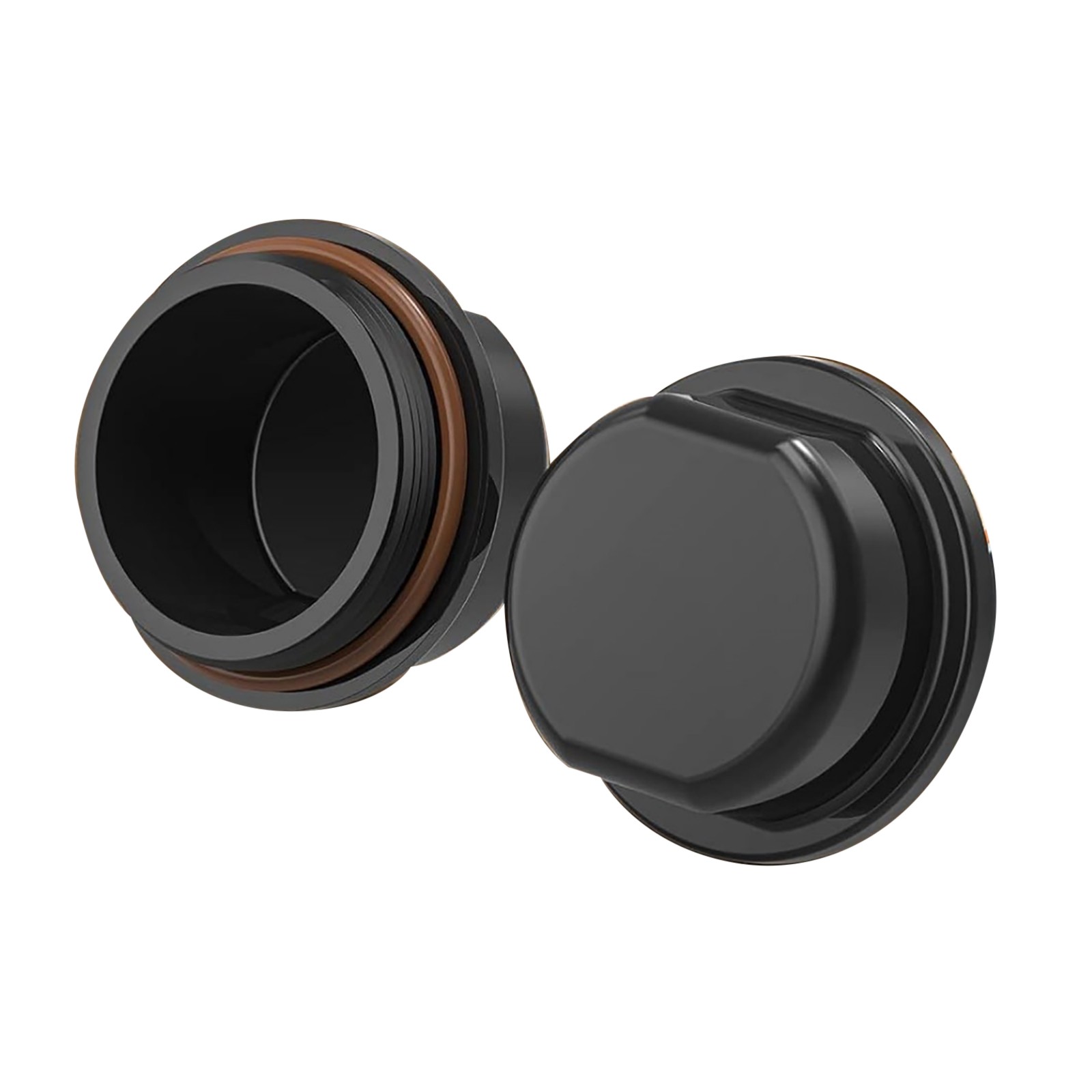 Easy Install Hub Dust Cap Set For Tie Down Vortex Hubs 1250-1750 Lbs Plastic