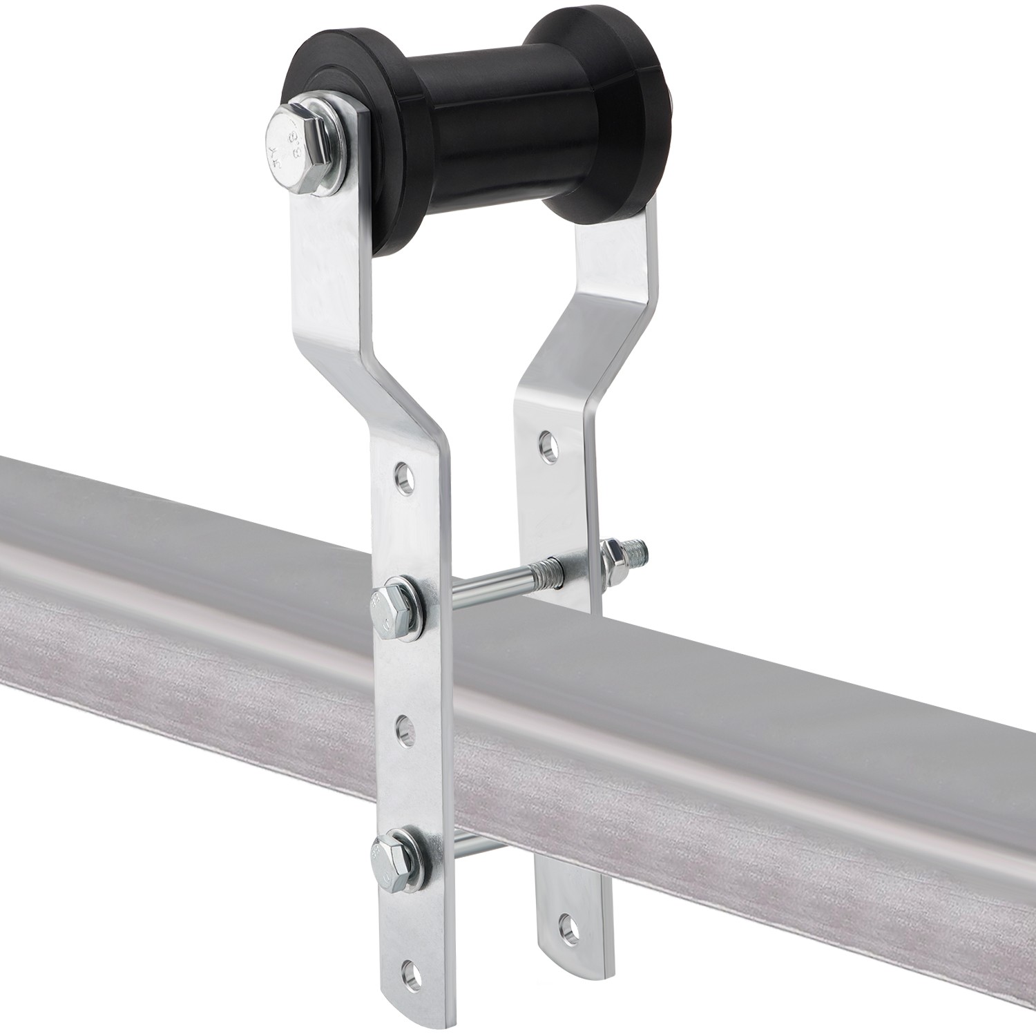 4 inch Adjustable Keel Roller Bracket Assembly for 2″ Wide Tongue Boat Trailer