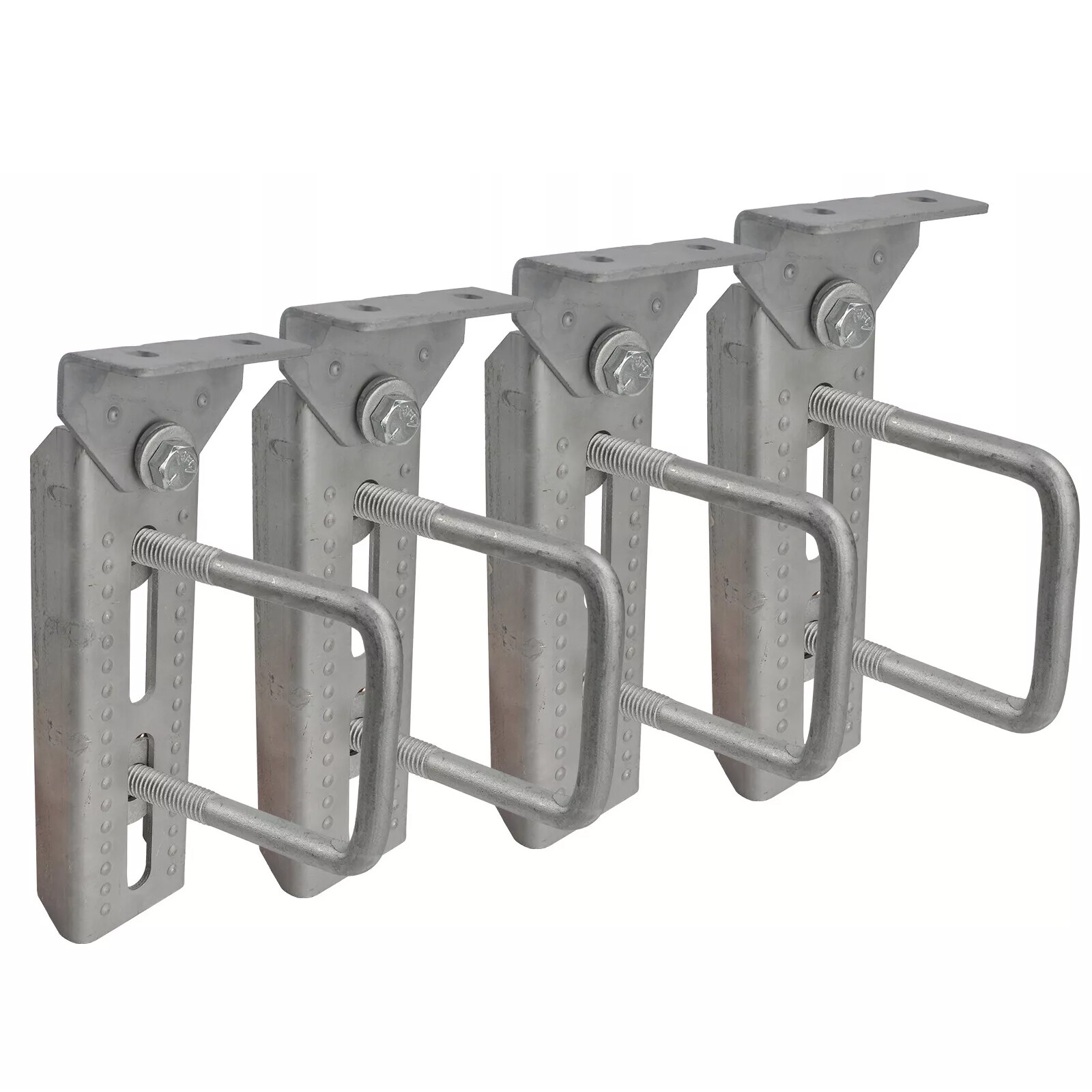 4Pack 8″ Galvanized Swivel Top Bunk Bracket Kit w/Hardware For 3×3 Boat Trailer