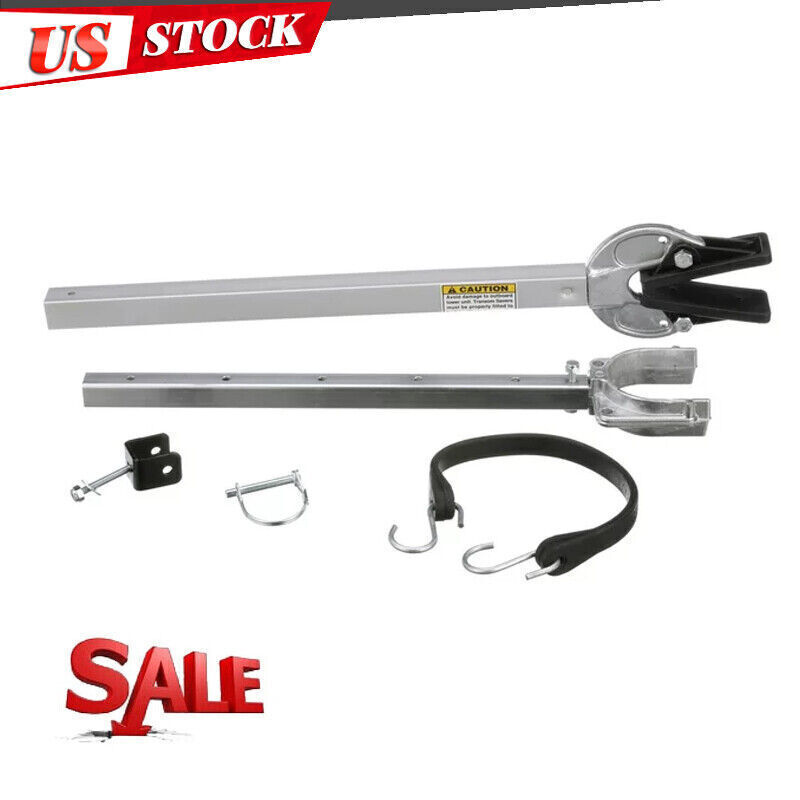 Adjustable Transom Saver 23 to 35 Inches Composite Head Holds Engine Roller