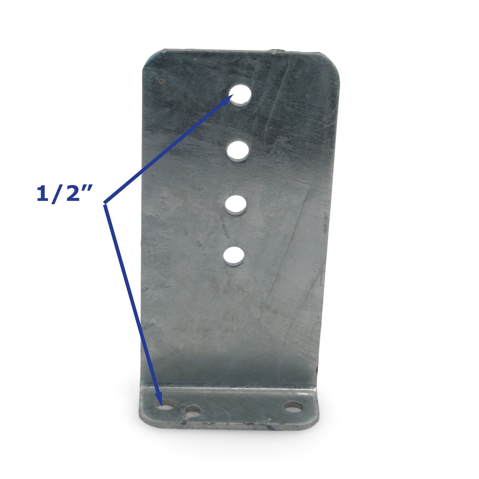 (8) 10 inch Galvanized L-Type Boat Trailer Bunk Bracket Kit 3 x 3 Crossmember