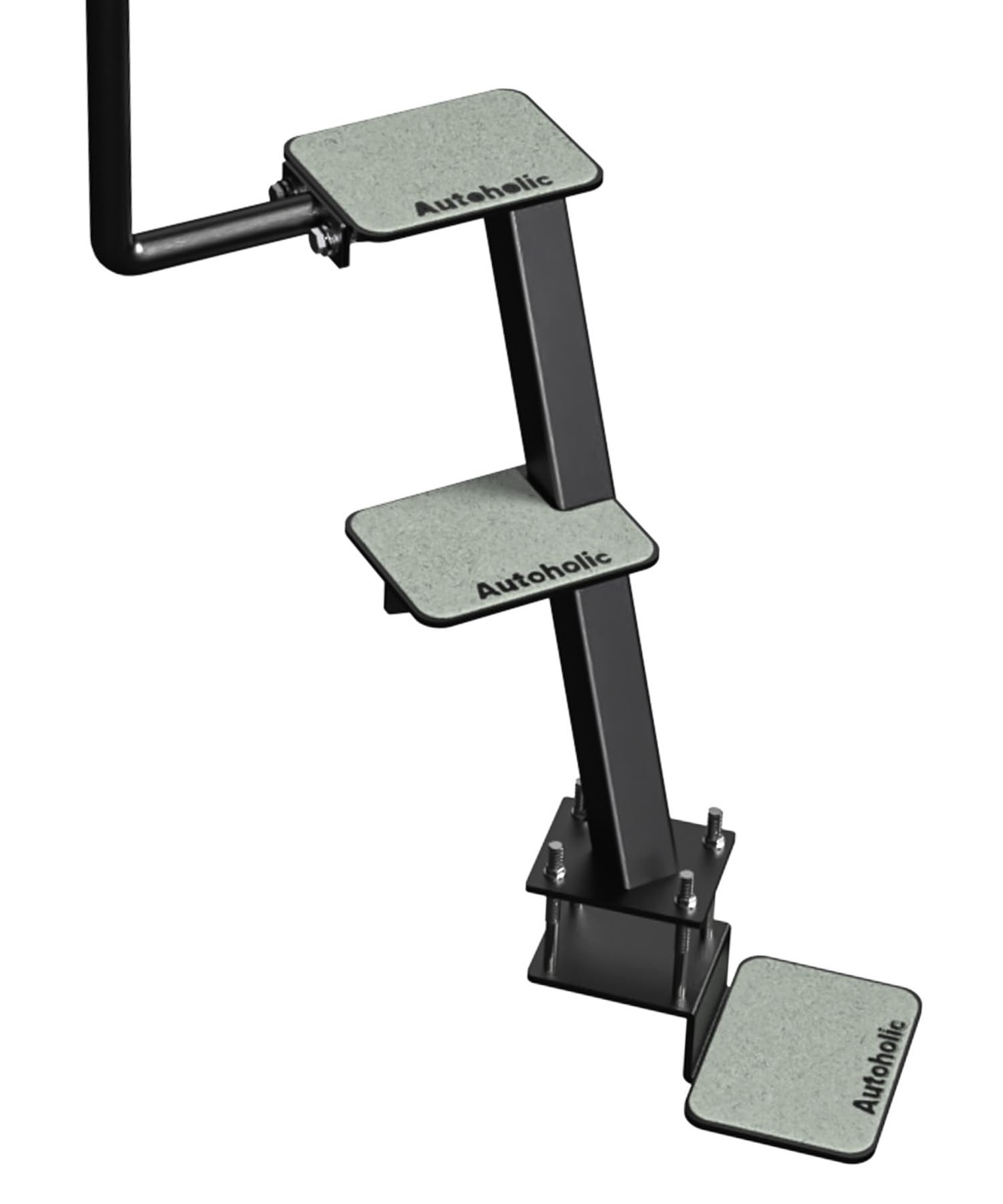 Autoholic Boat Trailer Step 3 Step with Handle NonSlip Step Fit for Trailer T…