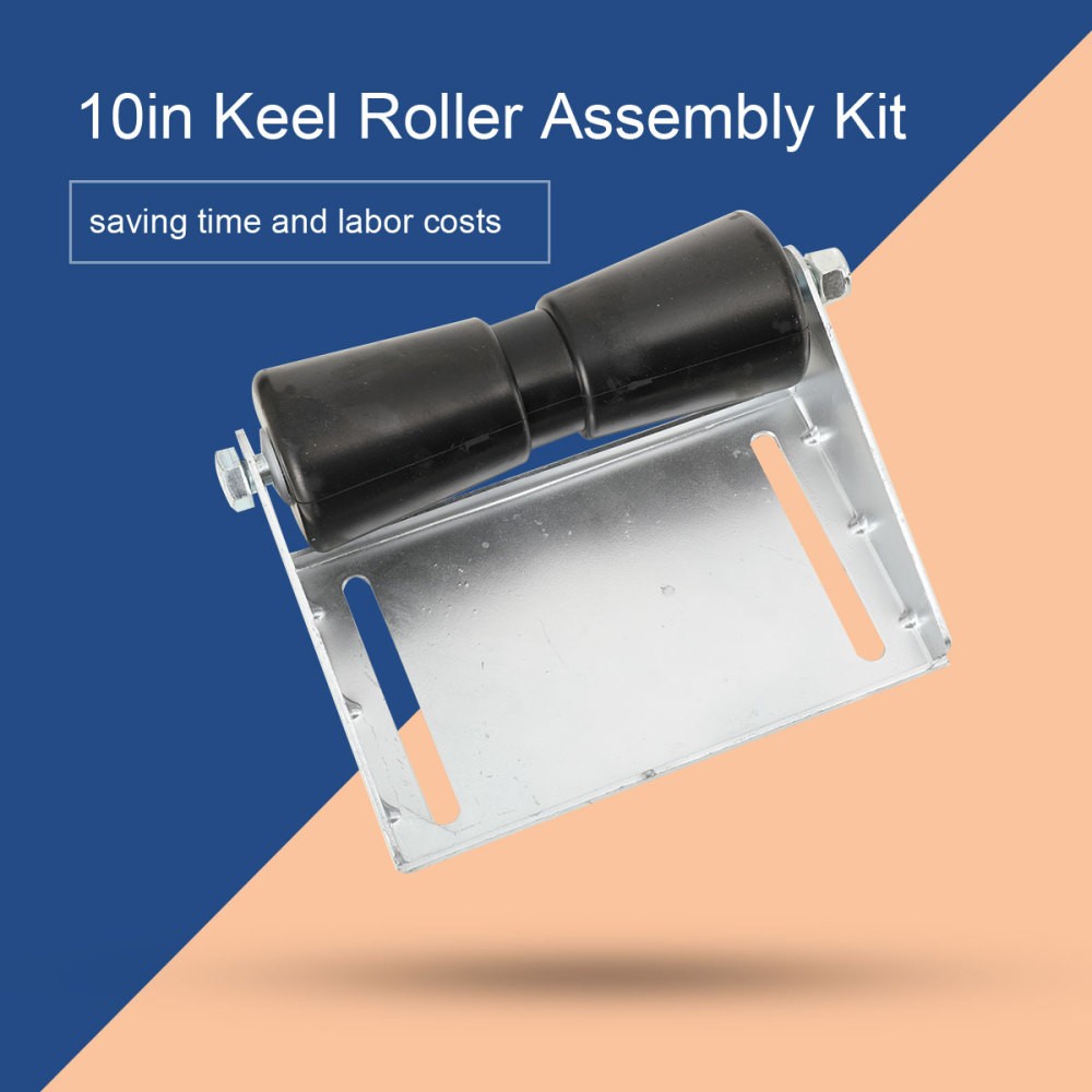 Boat Trailer Rollers with Brackets 10′ Keel Roller Assembly Kit for Boat Trailer
