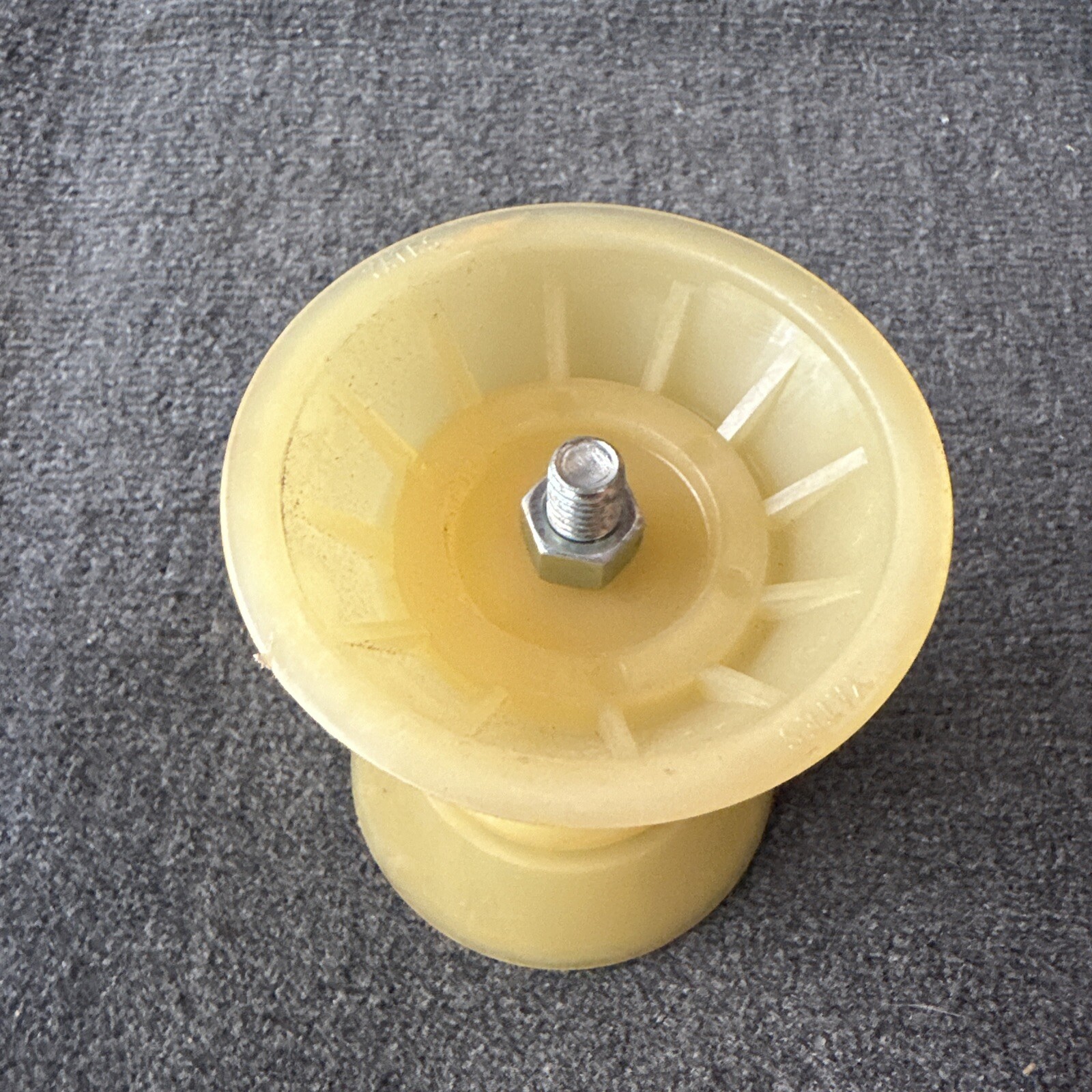 Seachoice Bow Boat Tongue Roller 3 in TPR Spool Gold One Size Yellow