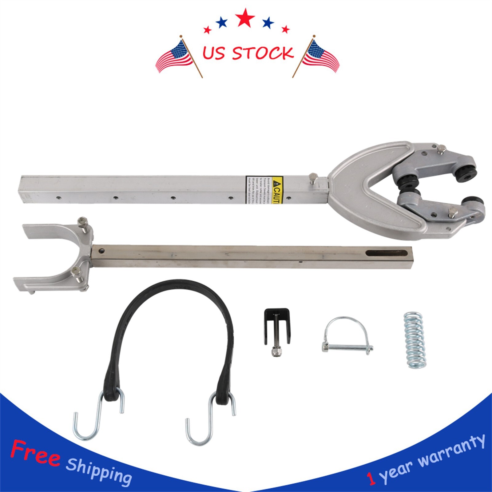 Heavy Duty 400-RB Adjustable Transom Saver, 27″-36″ Adjustable Composite Head