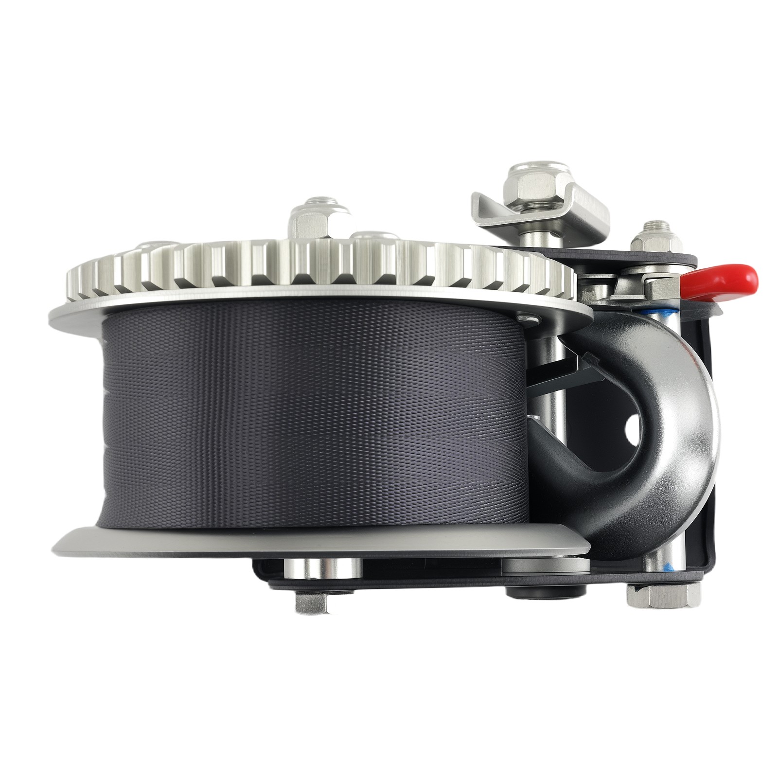 Adjustable Boat Trailer Winch Mount w/ Roller for 3″W x 4″H Drawbar Steel