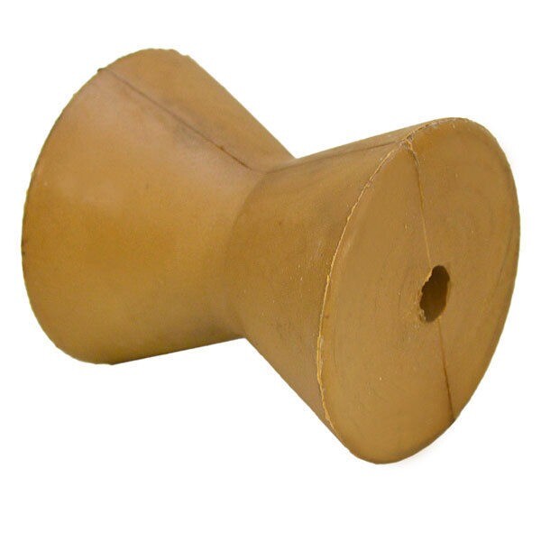 Craton Boat Trailer Bow Keel Roller 3 1/4 x 4 Inch Tan Poly BR444N