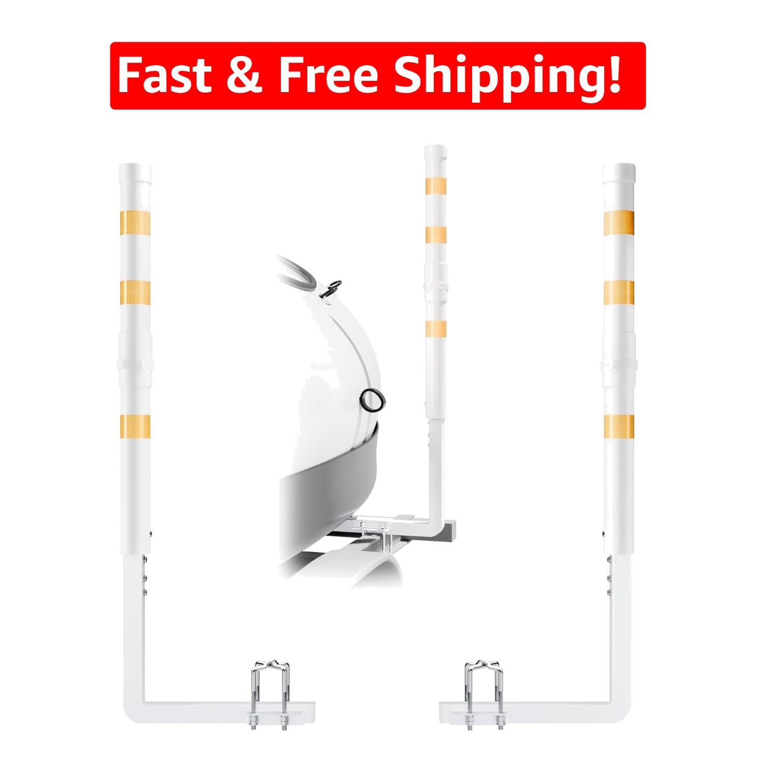 Durable Boat Trailer Guide Poles – Rustproof and Adjustable, Easy Installation