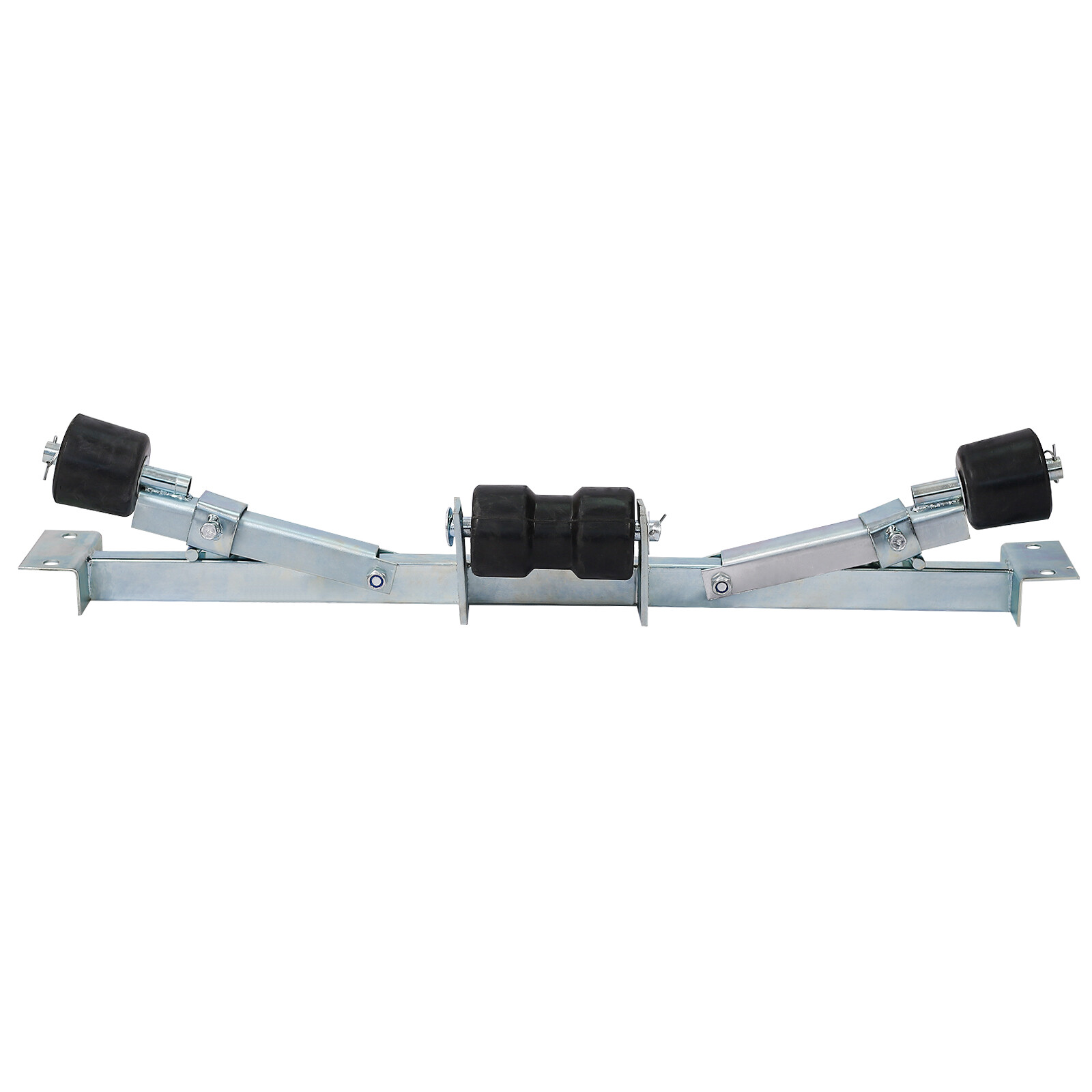 Boat Trailer Bottom Support Bracket Steel with Keel Rollers Capacity 1760lbs