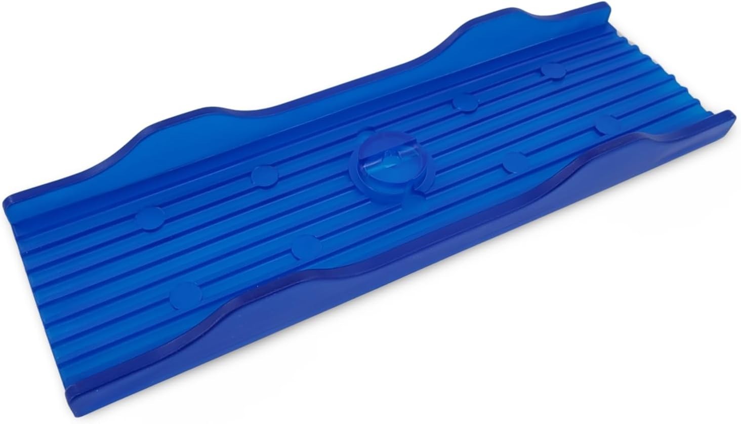 12-Inch Blue PVC Skid Pad – Ideal for 3-Inch V Bend Boat Trailer Crossmembers