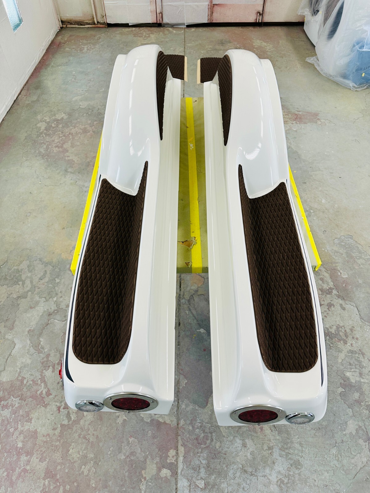 (2) Fiberglass Ranger Boat Trailer Fenders single Axle for Reata Series Trailers