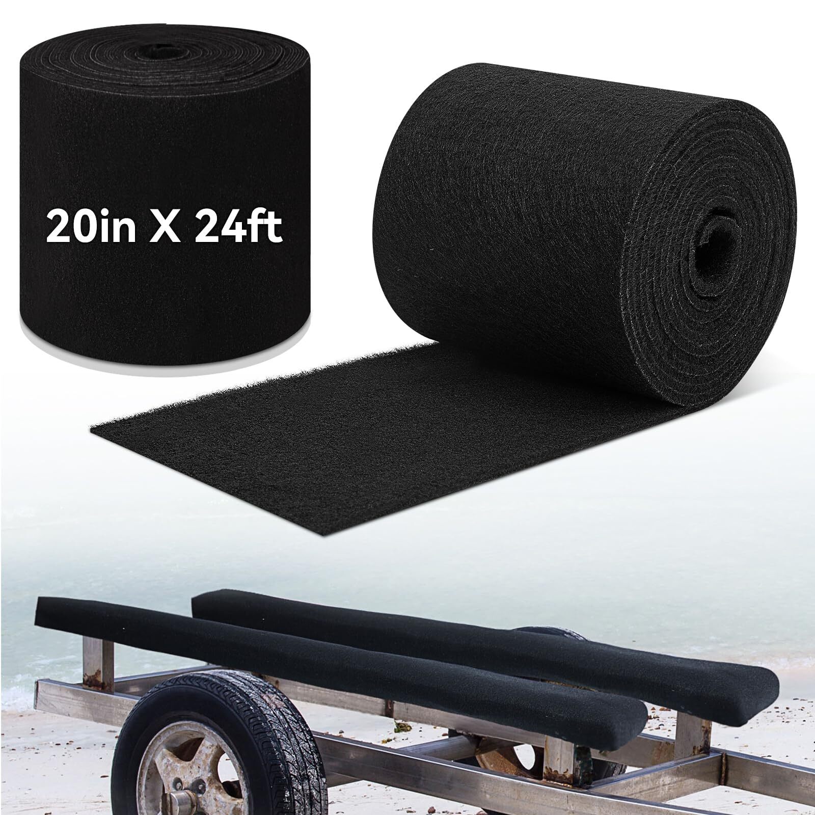 Boat Trailer Bunk Carpet 12 Inches X 118 Feet Polyester Marine Carpet Boat Trail