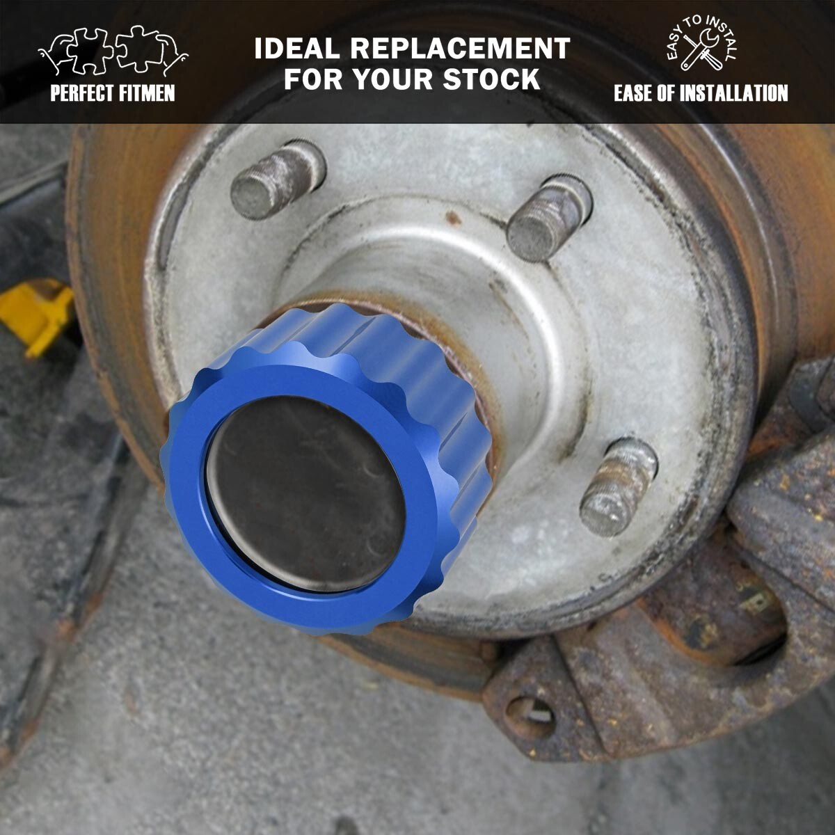 OIL BATH HUB CAP 5 LUG WITH O-RING 250-034388 10″ RELIABLE HUBS For EZ-LOADER