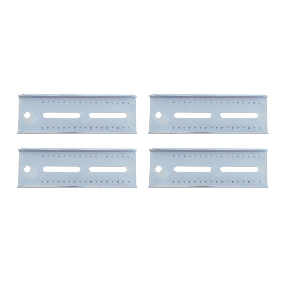4Pcs 8″ Galvanized Swivel Top Bunk Bracket Kit with Hardware Boat Trailer 2×3