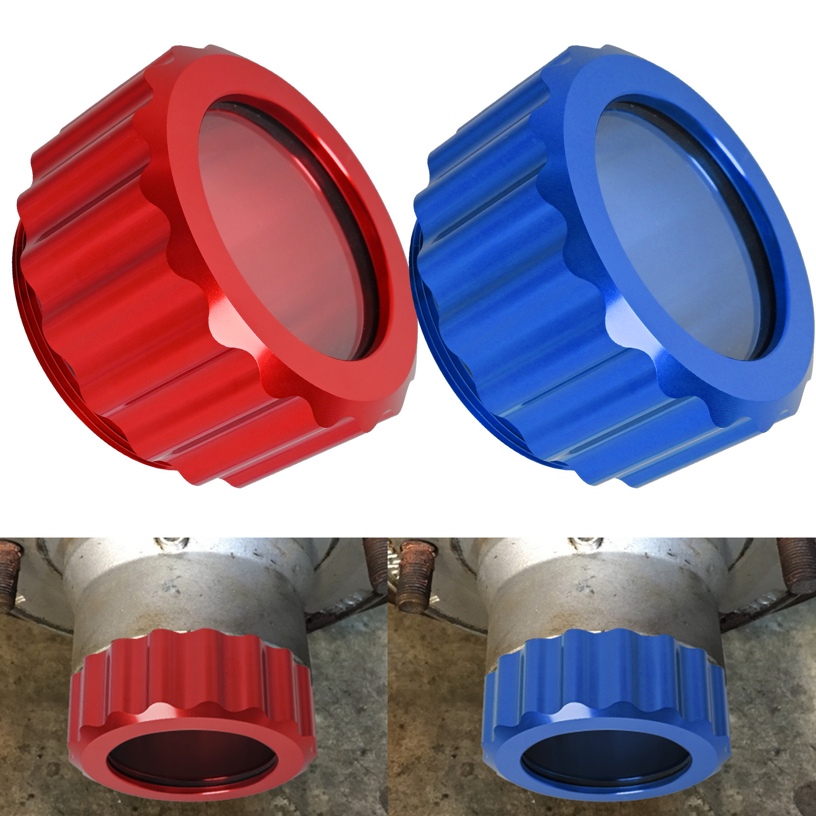 OIL BATH HUB CAP 5 LUG WITH O-RING 250-034388 10″ RELIABLE HUBS For EZ-LOADER