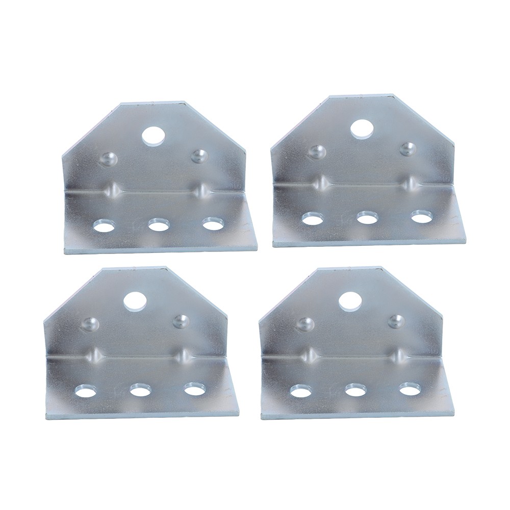 4Pcs 8″ Galvanized Swivel Top Bunk Bracket Kit with Hardware Boat Trailer 2×3