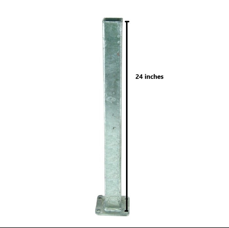 95-08308 2″ x 2″ 11 Gauge Galvanized Steel Boat Trailer Winch Post 24″ Tall
