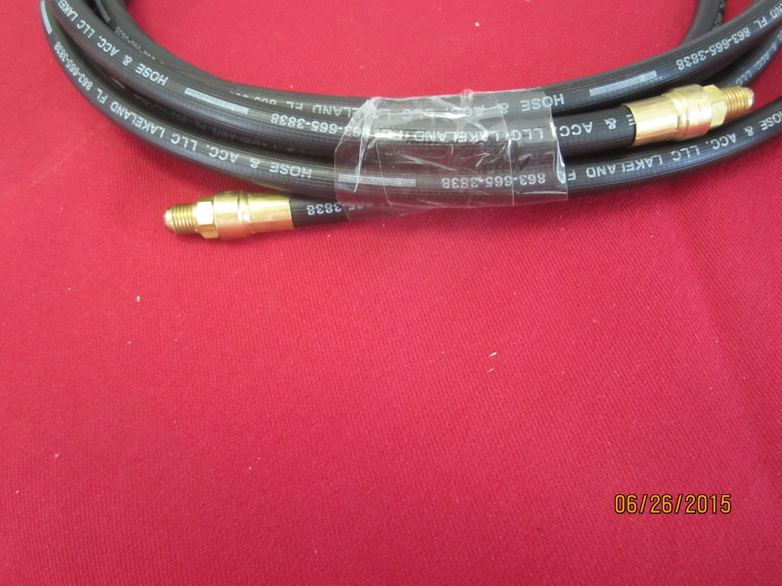Boat Trailer Hydraulic Brake Hose -DOT- 206″ no P# Comes from Ranger Boat Co.