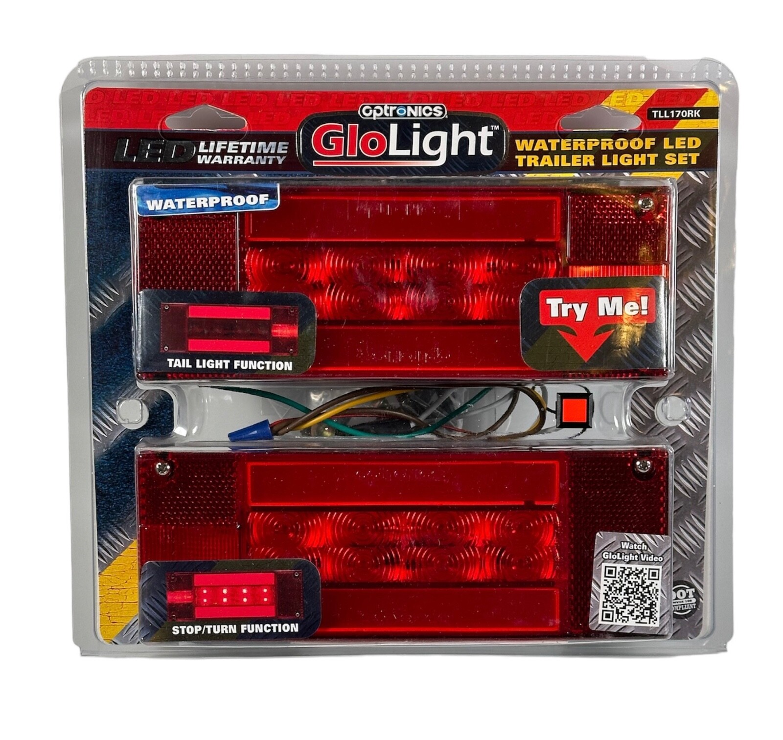 Optronics GloLight 28 LED Trailer Light Set TLL170RK