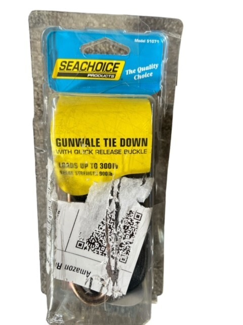 Seachoice Gunwale Tie Down Strap with Quick Release Buckle 2″ x 14′ Up to 300lb