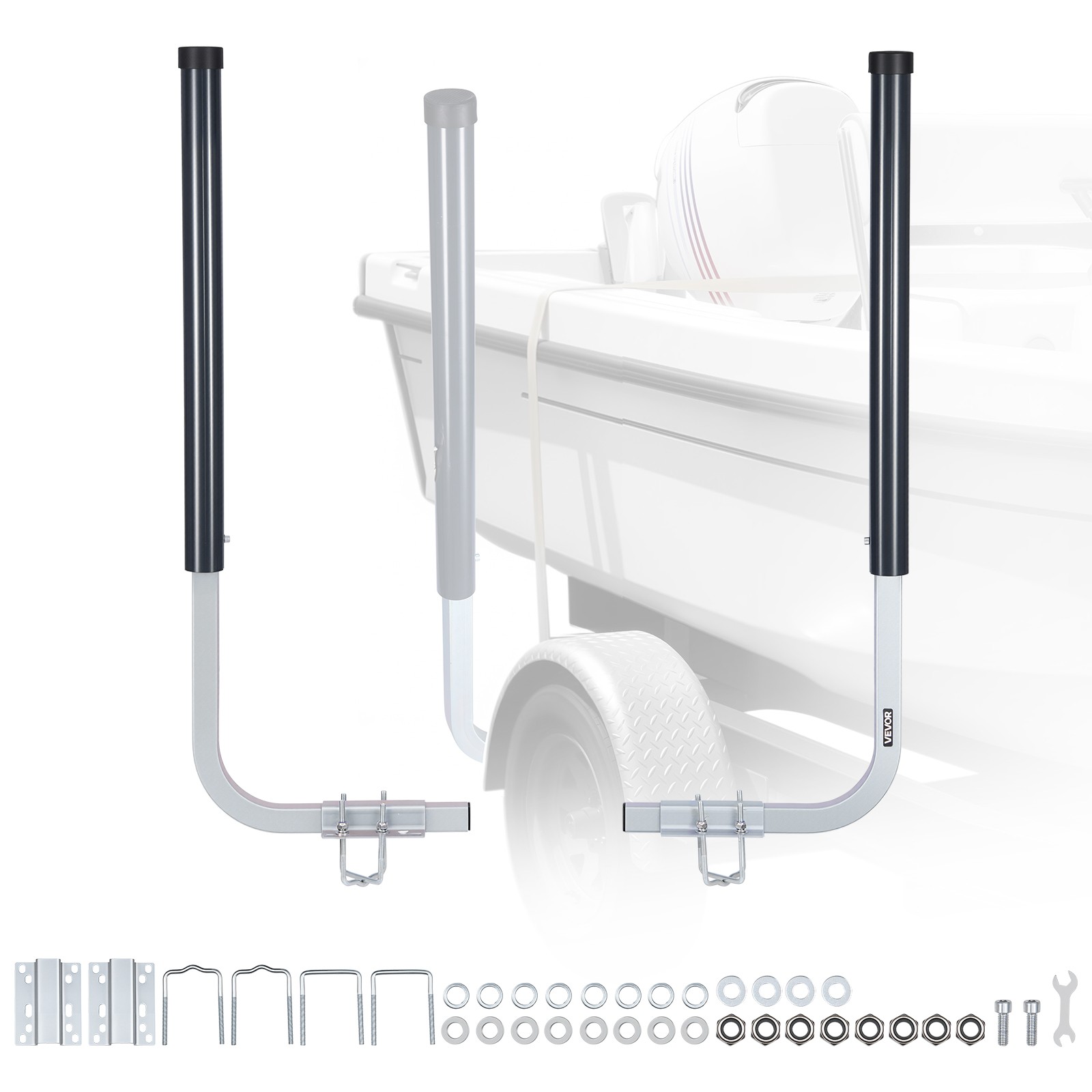 VEVOR Boat Trailer Guide 40 in/48 in Heavy-Duty Trailer Guide Ons with PVC Pipes