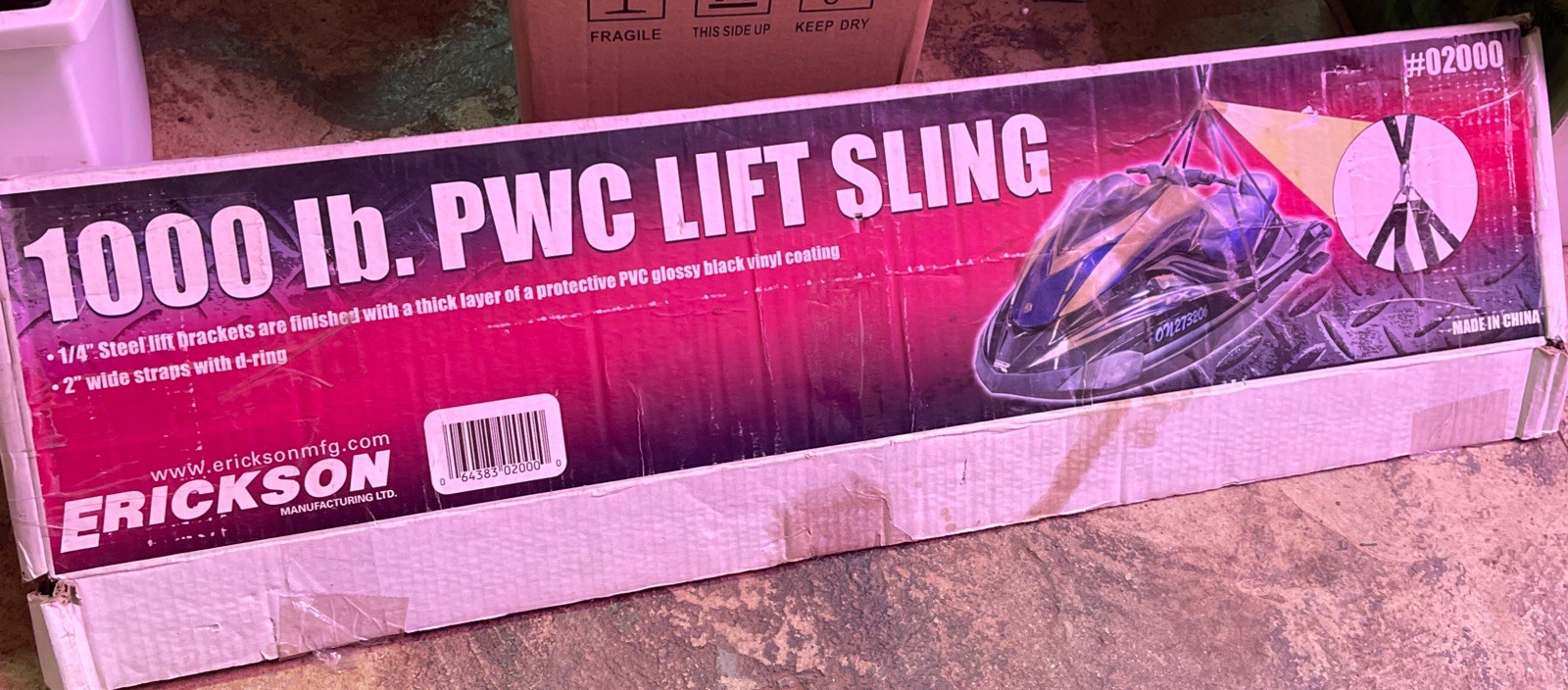 Erickson 02000 Personal Watercraft Lift Sling – 1000 lb. Load Capacity