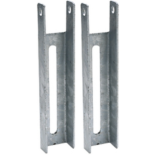 2 Pack 10 Inch Boat Trailer Hot Dipped Galvanized Adjustable Bunk Board Brackets