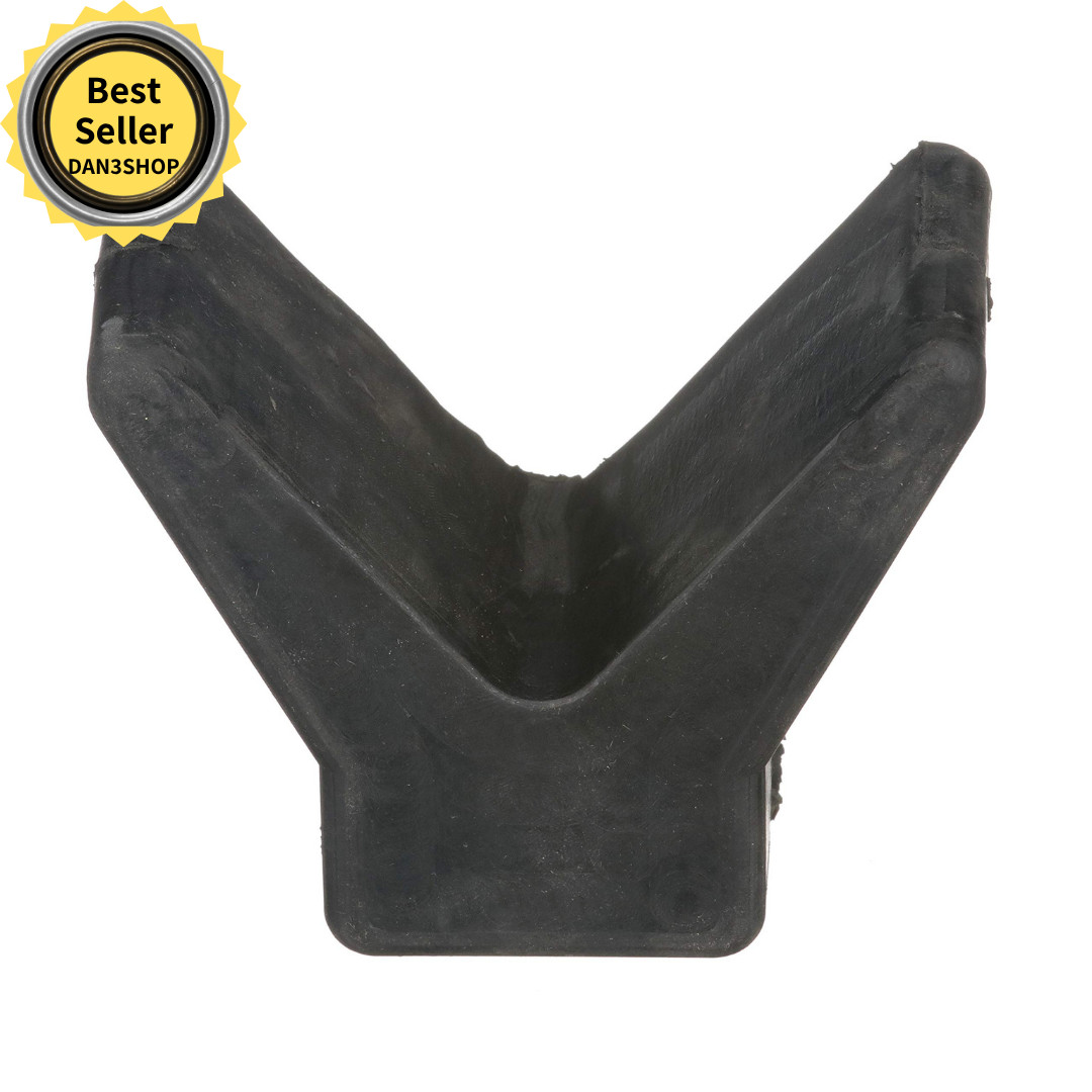 Attwood 11200-1 Boat Trailer Rubber Bow Stop V-Block Black 2-Inch by 2-Inch…..