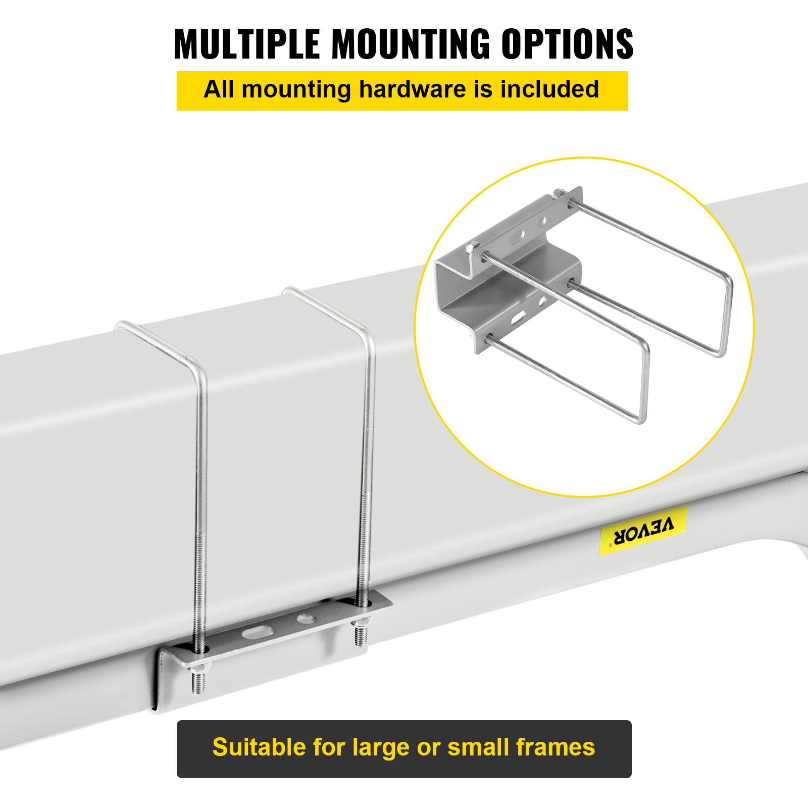 VEVOR Pair 40″Boat Trailer Guide on Galvanized Guide Post Kit w/PVC Poles Covers