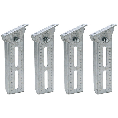 4 Pack 12 Inch Boat Trailer Hot Dipped Galvanized Swivel Top Bunk Board Brackets