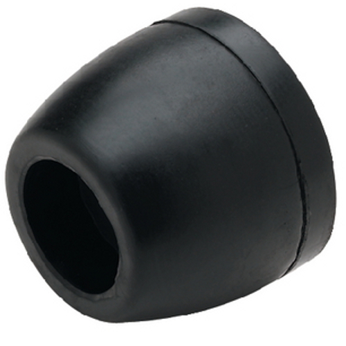 2-1/2 Inch Diameter Boat Trailer Black Molded Rubber Side Guide Roller End Cap