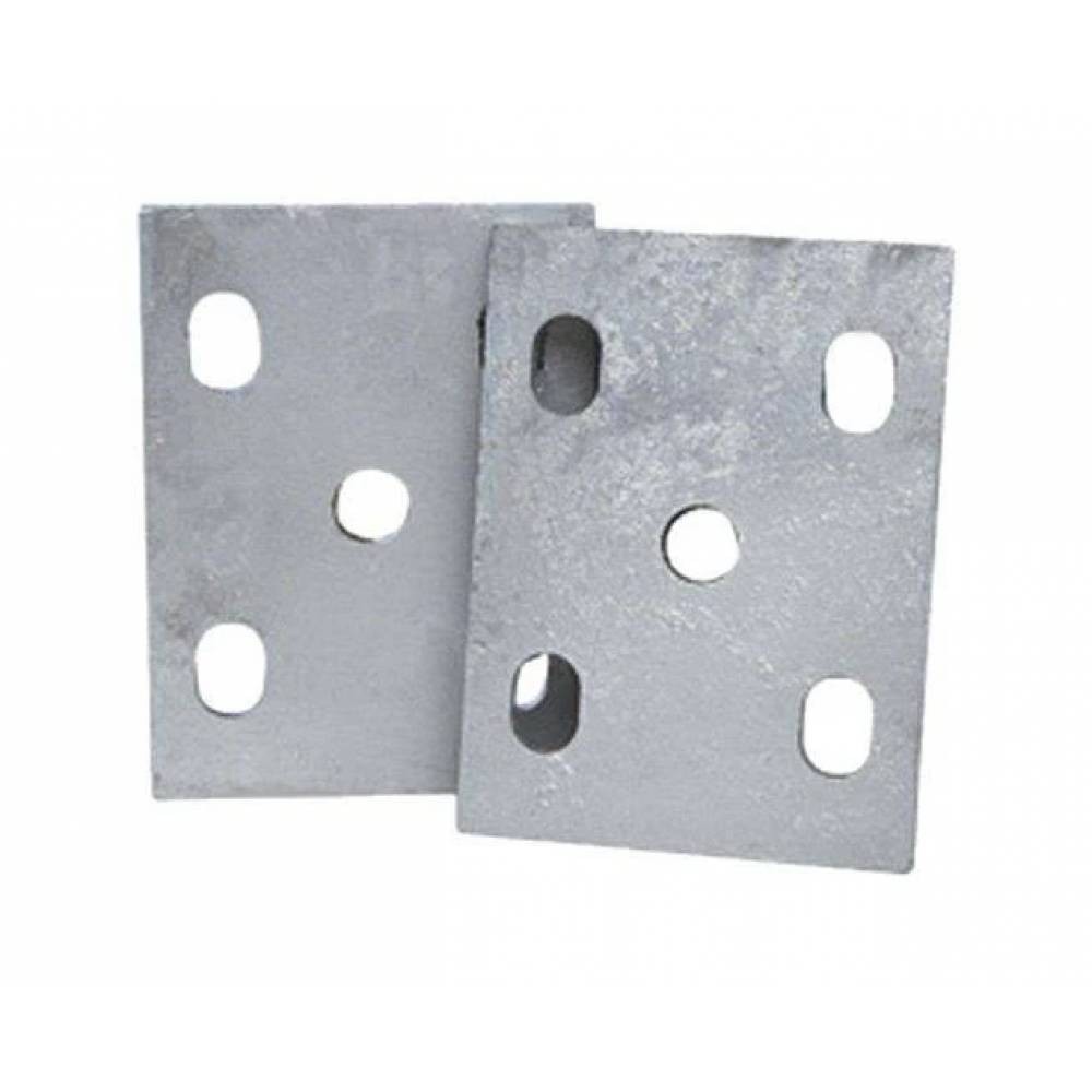 Dexter 81186 Universal Trailer Towing Axle Tie Plate, 5-Hole, 2 Pack