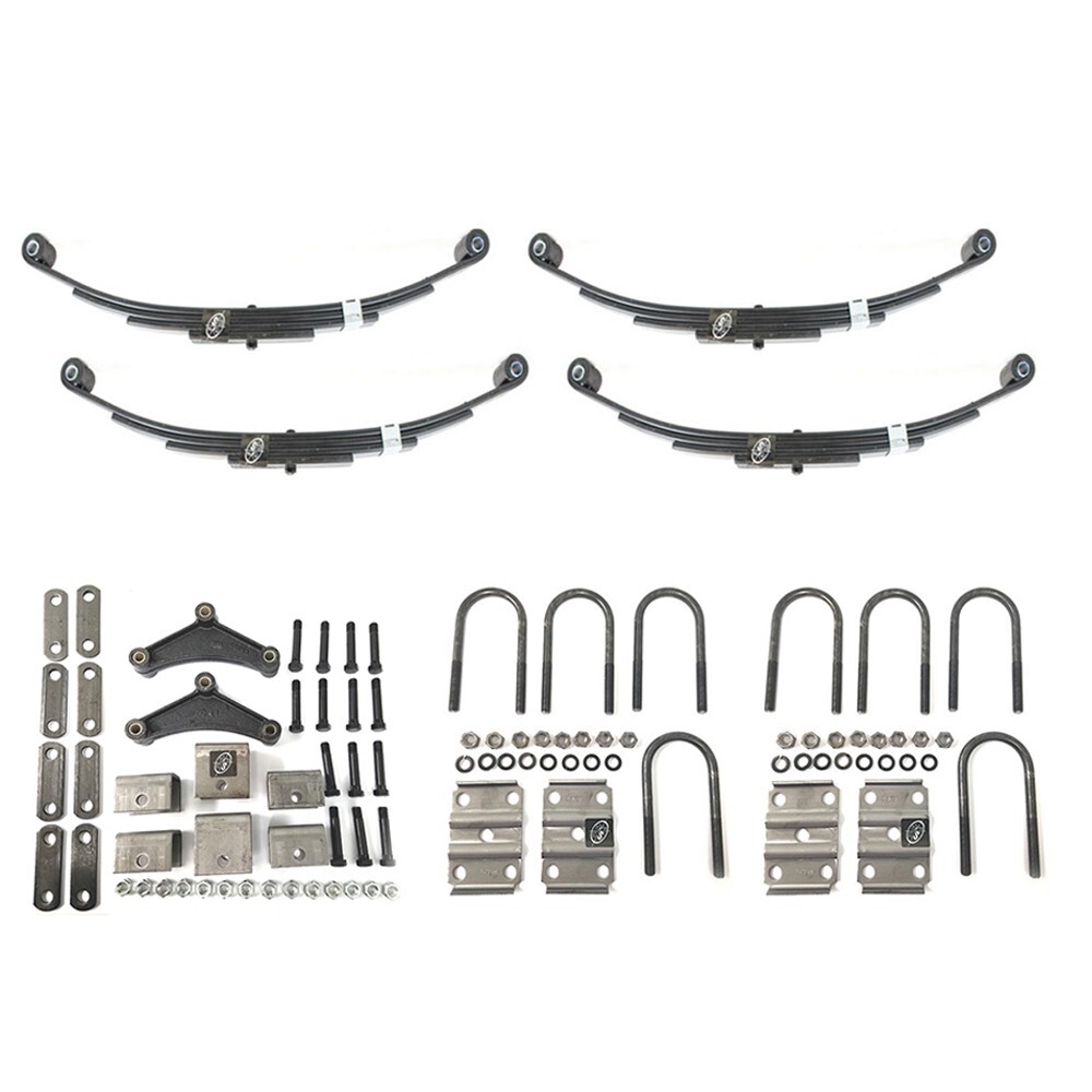 4,400 lb Tandem Trailer Axle Suspension Kit (Leaf Spring, Hanger & U-bolt Kit)