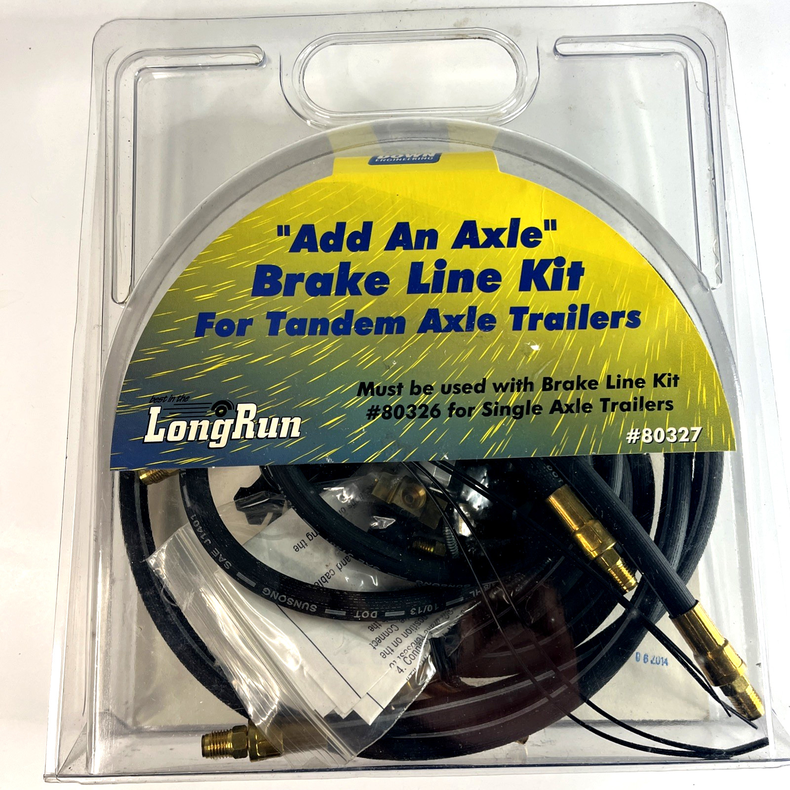 80327 Tie Down Add-On Axle Brake Line Hydraulic Brake Hoses Trailer Brake Kit