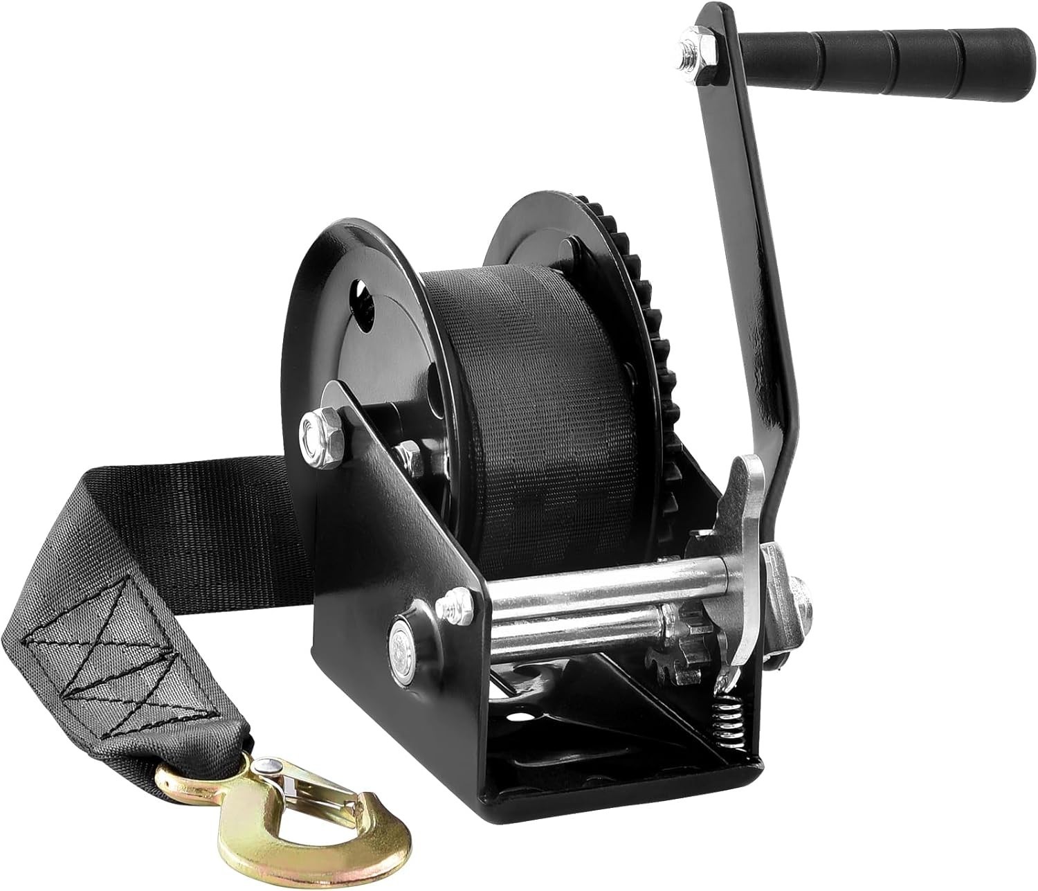 Boat Winch,1200 lbs Capacity Hand Boat Trailer Winch Heavy Duty Rope Crank wi…