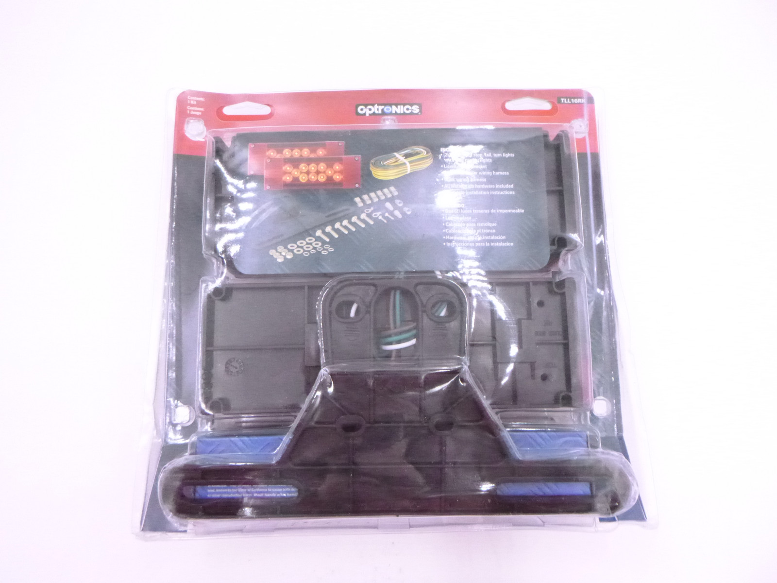 Optronics TLL-16RK STL16/17 Series Red Stud Mount LED Tailer Light Kit