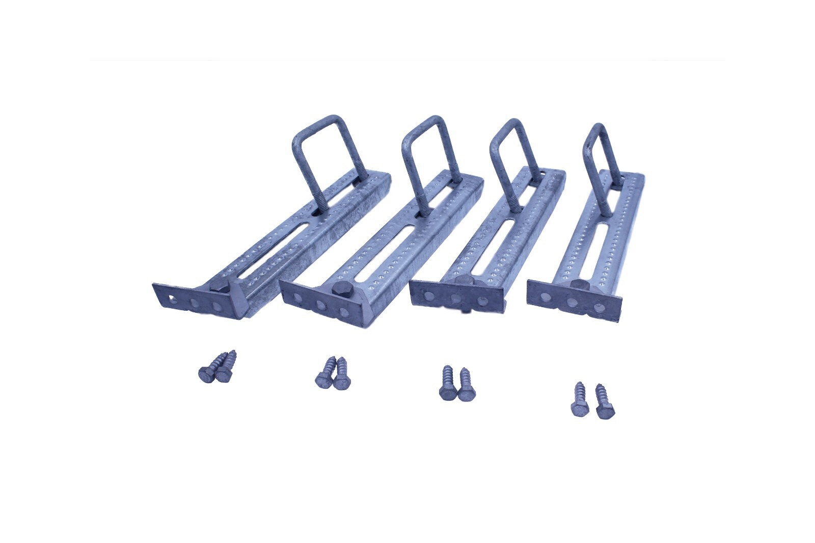 Bunk Bracket kit for Boat Trailer Galvanized- 12 Inch tall – 4 units