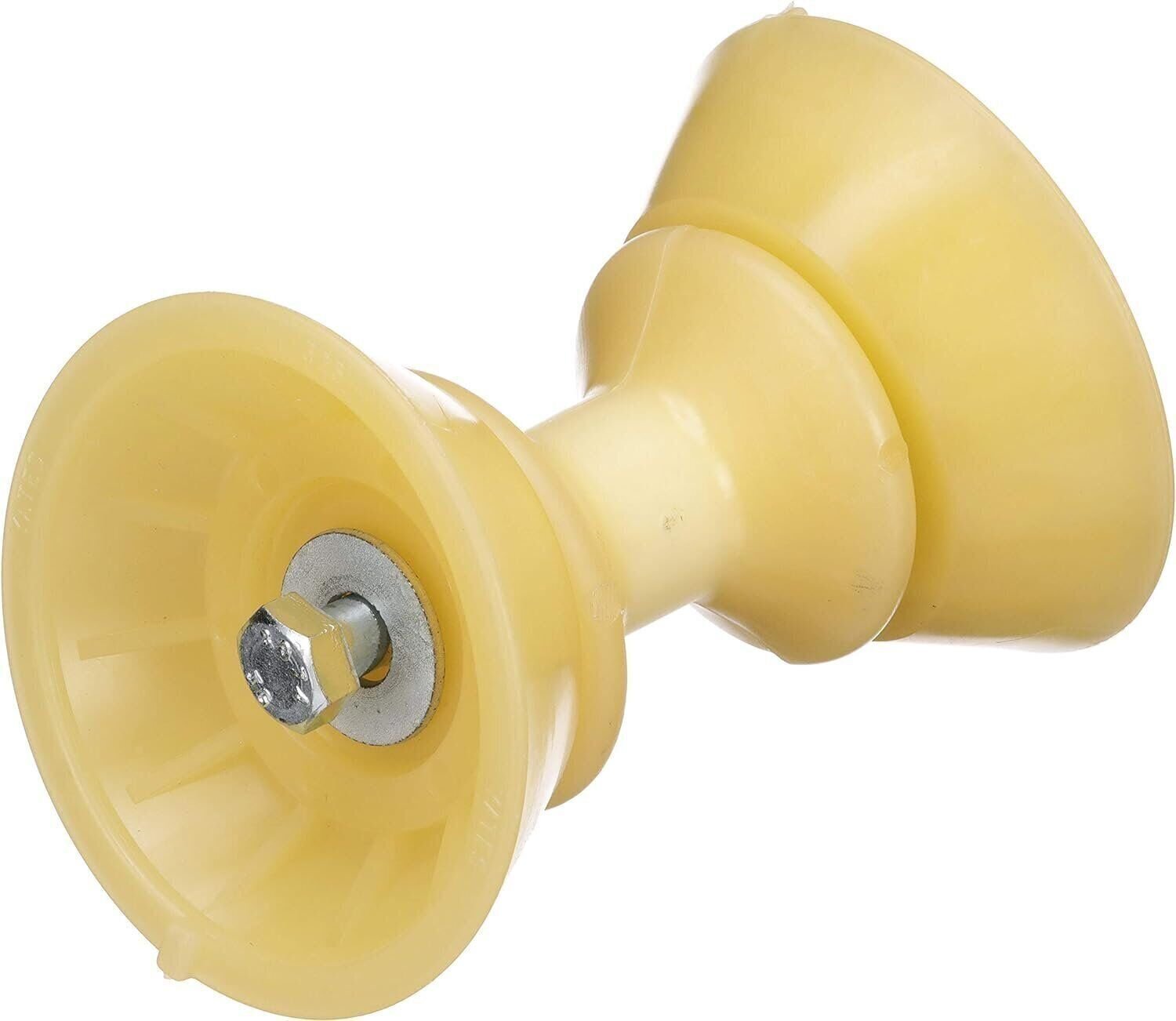 Seachoice Bow Roller w/Bells, 3 in., TPR, Gold, One Size, Yellow