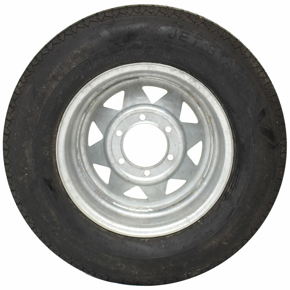Jetstar Boat Trailer Tire ST205/75R15 | w/ Wheel 107/102L LR D 8PR